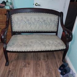 Antique (Early 1900s) Loveseat and Rocking Chair Set