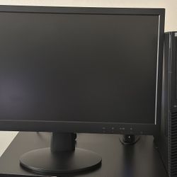 Lenovo Thinkcentre M-82 15 Desktop With 21.5" Monitor