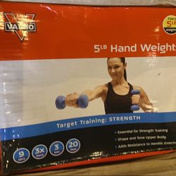 New Hand Weights-(5lbs)