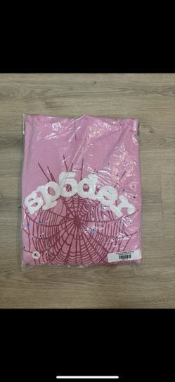 Sp5der Hoodie Web Pink 