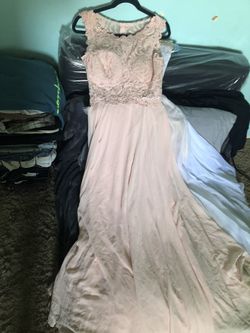 Vestido De Fiesa Rosa Palo