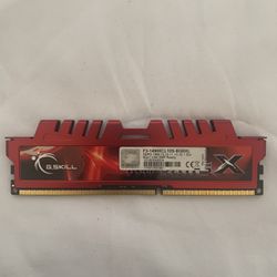 G.Skill 8GB (1 x 8GB) DDR3 PC3-14900 RipjawsX Series (10-11-10-30) Single module Desktop Memory Model F3-14900CL10S-8GBXL