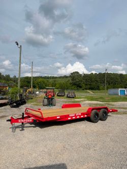 New 7x20 10k Rockbuilt Elite Pro Deluxe Car Hauler Trailer