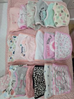 Baby Girl Bibs