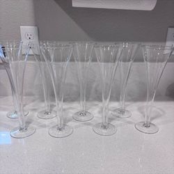 8 champagne flutes