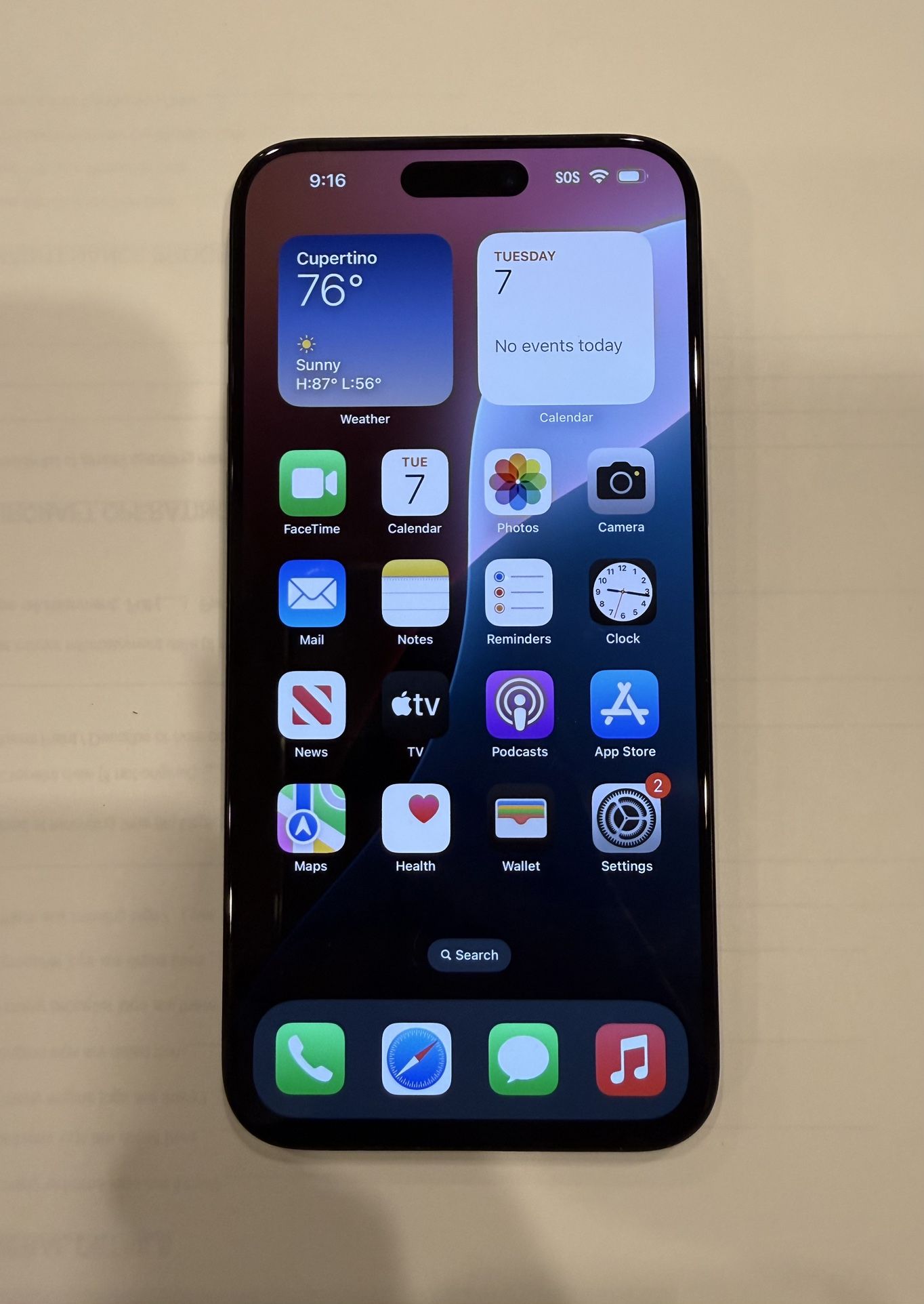 iPhone 15 Pro Max 1TB Blue Titanium Unlocked