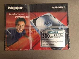 Maxtor DiamondMax 300GB 7200RPM Internal Computer Hard Drive NEW Sealed