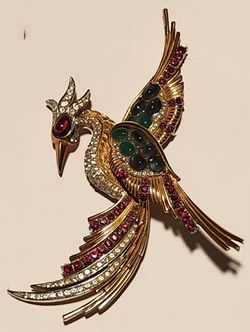 Marcel Boucher Bird Phoenix Brouch 7759P