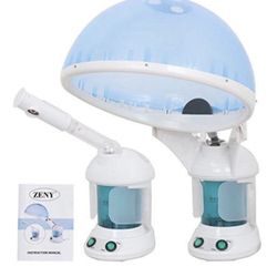 ZENY™ 2 in 1 Hair and Facial Steamer with Bonnet