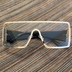Oversized Women Luxury Sunglasses Clear 