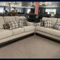 Brand New💥 Harleson Living Room Set 💥 Loveseat And  Sofa 🛋  Ashley
