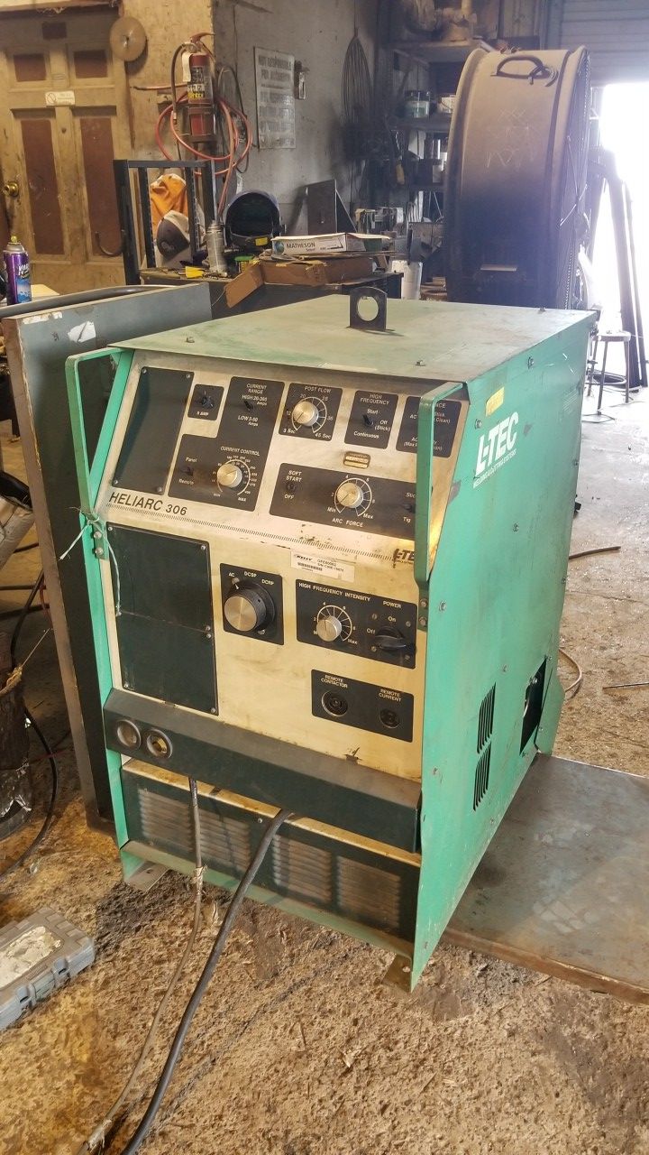Tig and arc welder ac/dc aluminum welder L-tec heliarc 306