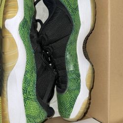 Jordan 11 Green Snakeskin 
