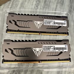 Patriot Viper Steel 16GB (2x8GB) DDR4 3600MHz RAM Kit