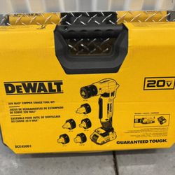 Dewalt Swage Tool with 2 Ah Battery, Charger and Kitbox