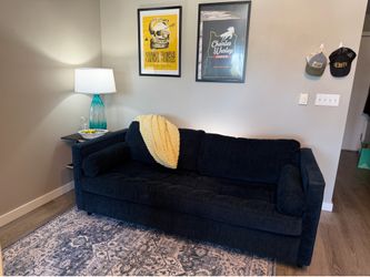 Joybird Hide A Bed. Indigo, double bed