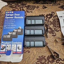 AZEN 3 Pack Garage Door Opener Remote,