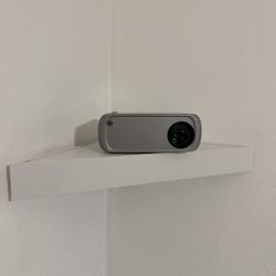 LED Mini Projector + Free Corner Shelf Stand