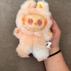 Labubu White/Peach Colored 