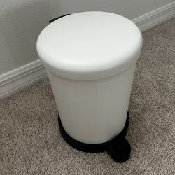 IKEA Trash can, white, 1 gallon (x3)