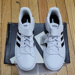 Adidas Grand Court 2.0 EL White/Black - Size 5