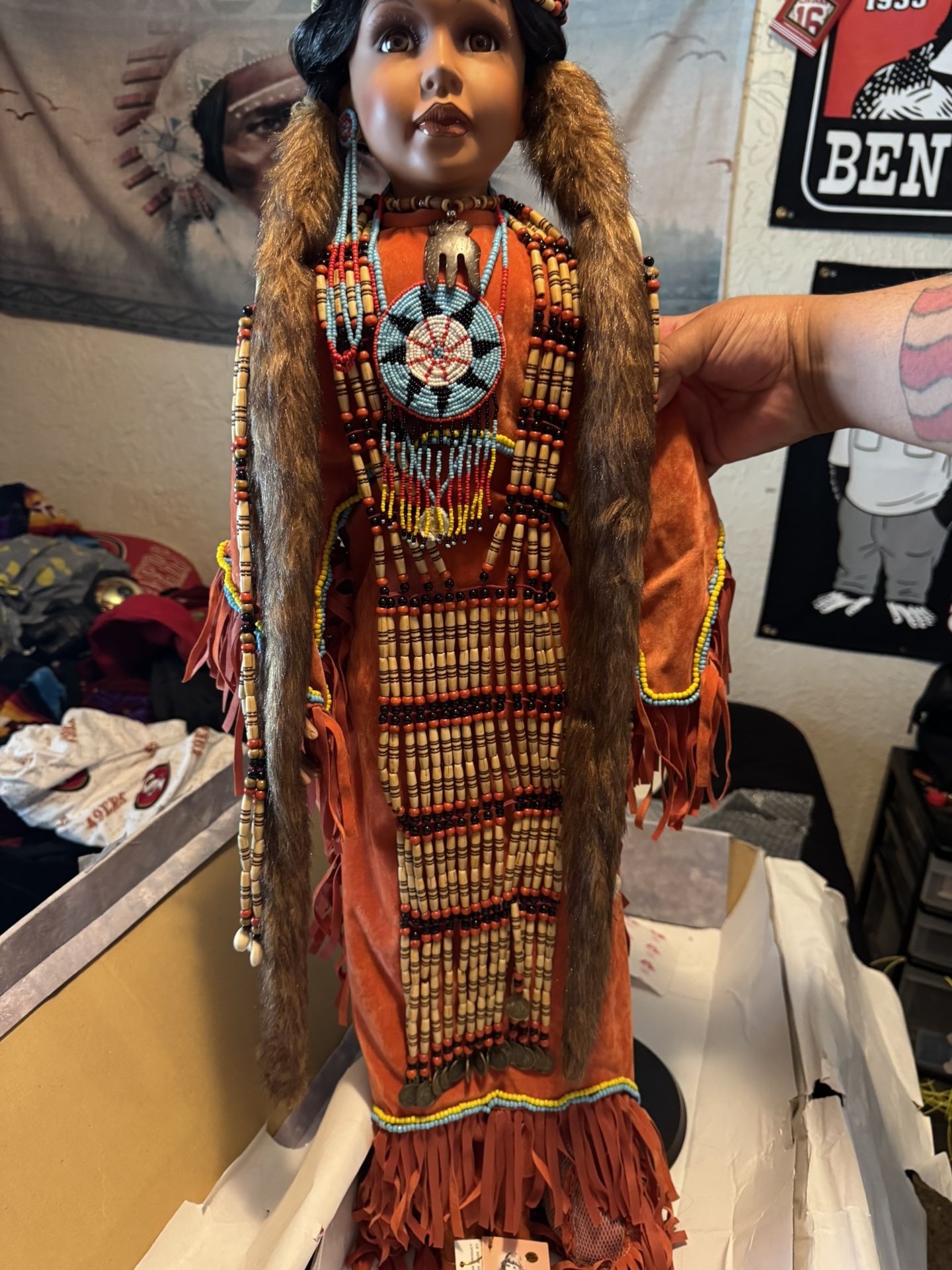 Traditional Doll Collectives Native American Doll