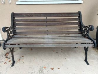 Bench and side tables