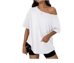 NEW WITH TAGS! WHITE "TRENDY QUEEN" BLOUSE!! $15!!!🔥🔥🔥