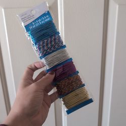 Metallic Cord Beads/Art Projects 