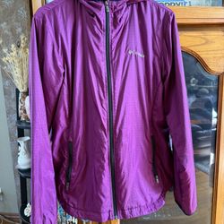 Columbia Woman Jacket With Fleece Liner, Size L