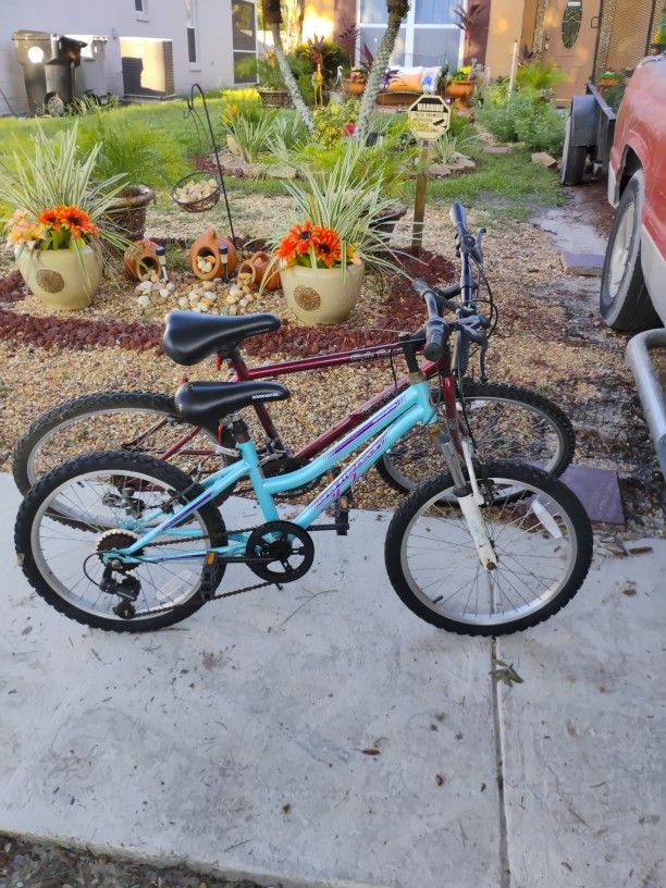 Bicycles.