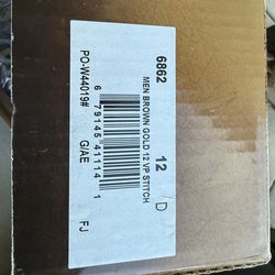 Laredo Men’s 6862) Classics 12" Burnished Gold Fancy Stitched Cowboy Boots