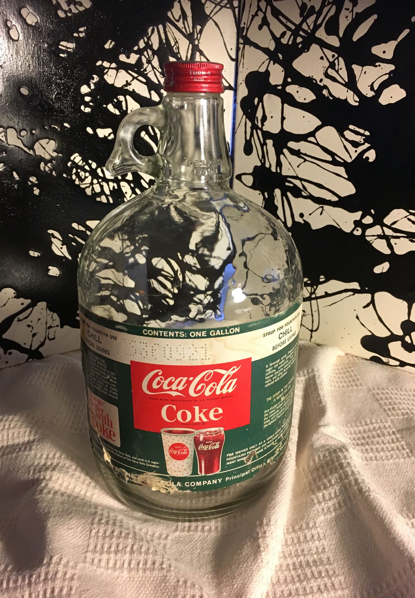 Collectible Coca-Cola 1 Gallon Glass Bottle