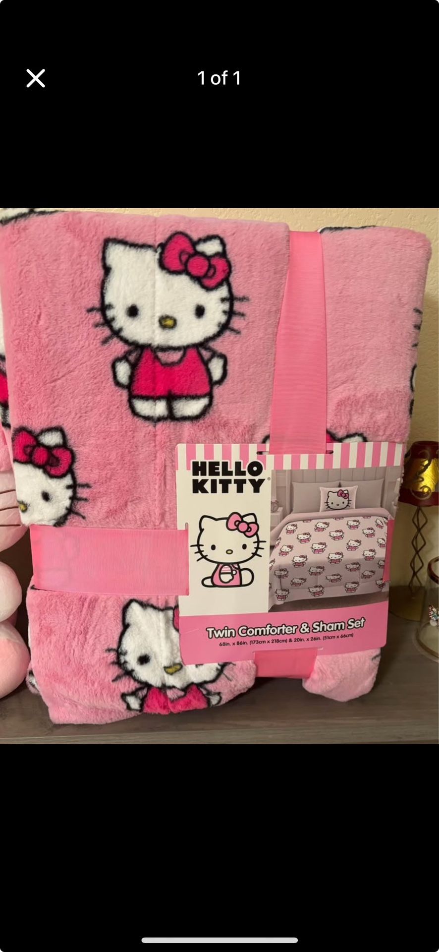 Hello Kitty Twins Size Bed Sheets