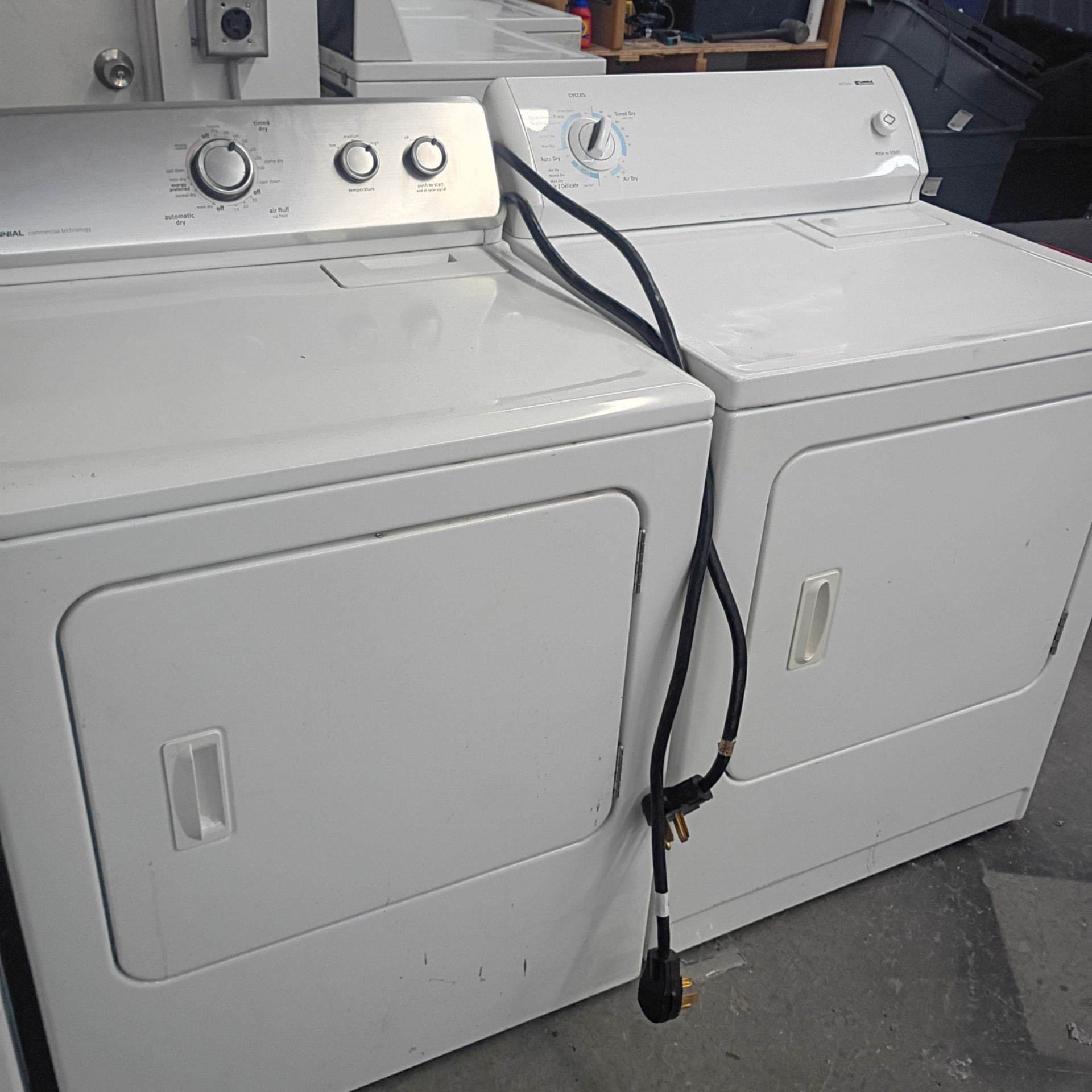Dryers and washers delivery available