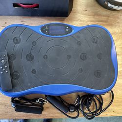 Vibration Plate Exercise Machine W/Remote and Accessories 