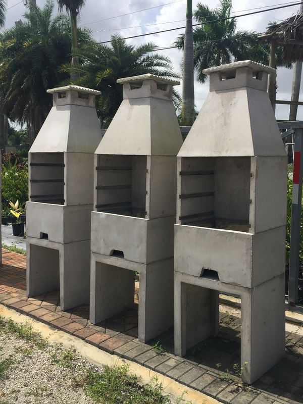 Concrete BBQ Grill Churrasqueira em Concreto Brazil for Sale in Miami