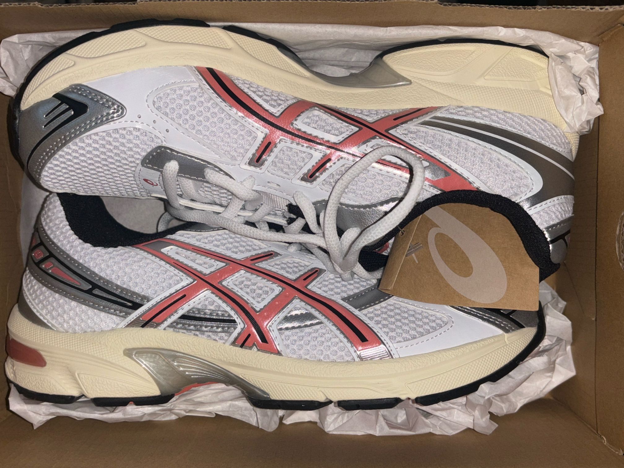 ASICS GEL-1130 WHITE/DESERT RED