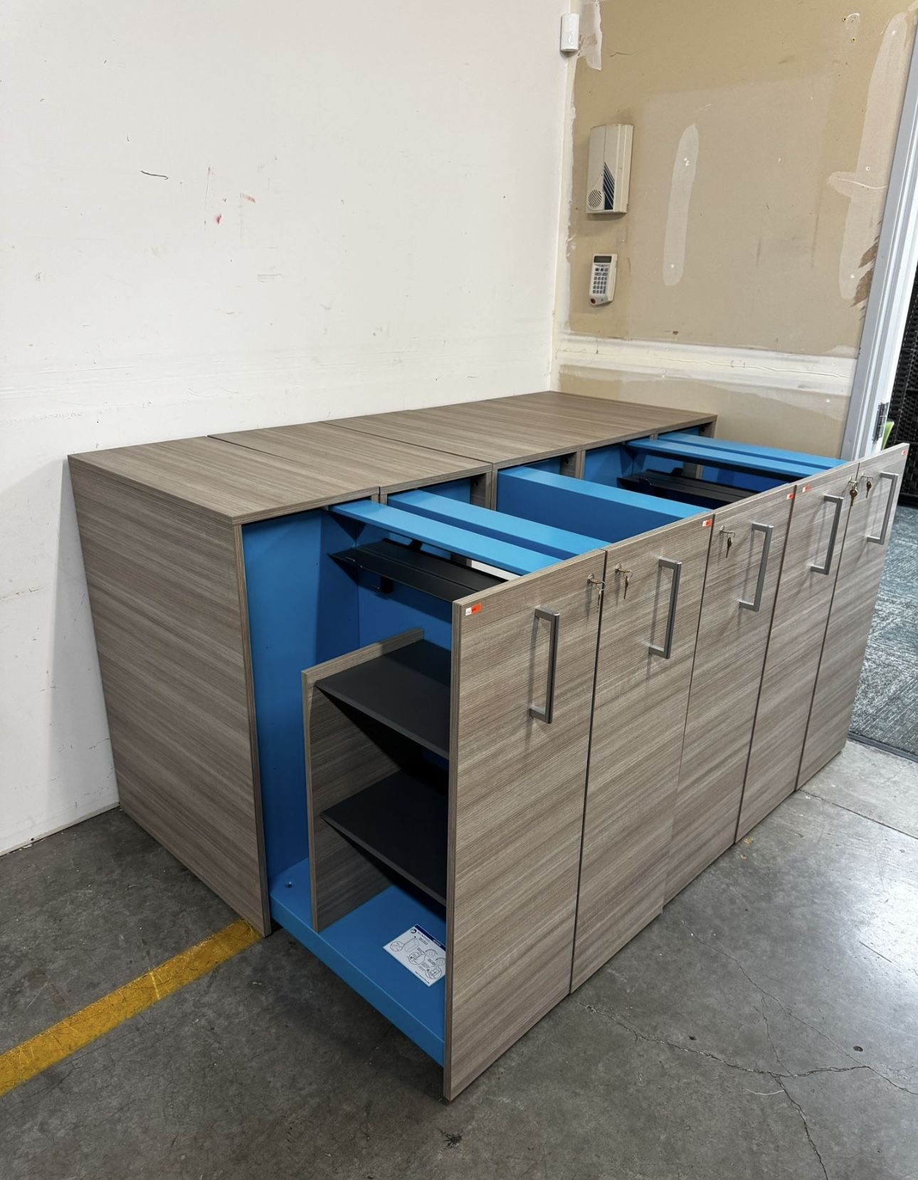 Smart Storage, Modern Design! *Clearance Sale* Used - Steelcase Personal Storage Lockers