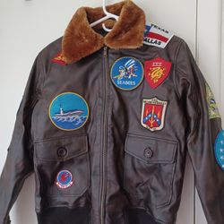 Men's Tom Cruise Top G1 Aviator Pilot Jacket
