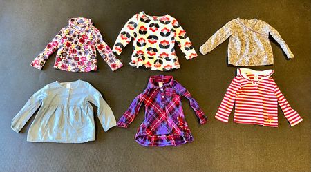 4T Lot of Toddler Girls Long Sleeve Tops
