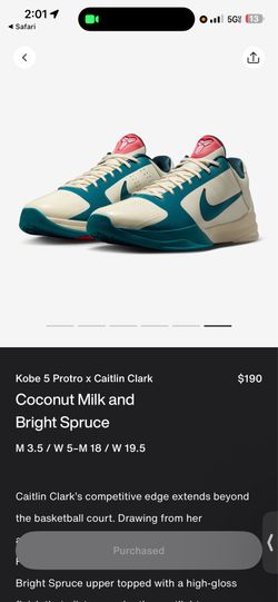 Kobe 5 Protro Caitlyn Clark