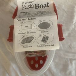 Microwave pasta steamer