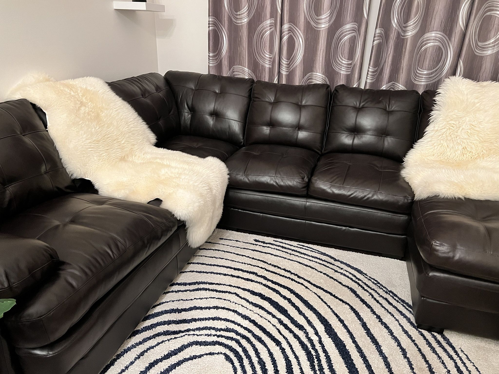 Leather Sofa 