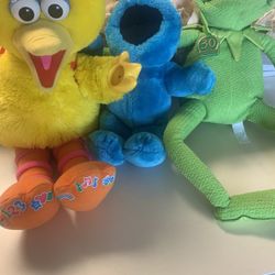 Seasame Street Plush Characters 