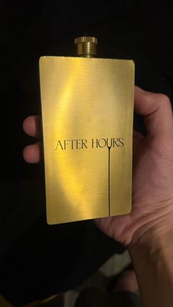 The Weeknd After Hours Gold Flask