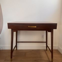 Mid Century Modern Desk w/ Drawer (World Market)