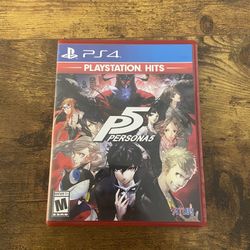 PlayStation 4 P5 Persona5 Game Disc And Original Case, Want Gone By This Week!