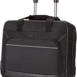 Amazon Basics Rolling Laptop Case, Black