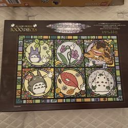 Ghibli Totoro Glass Stained Puzzle